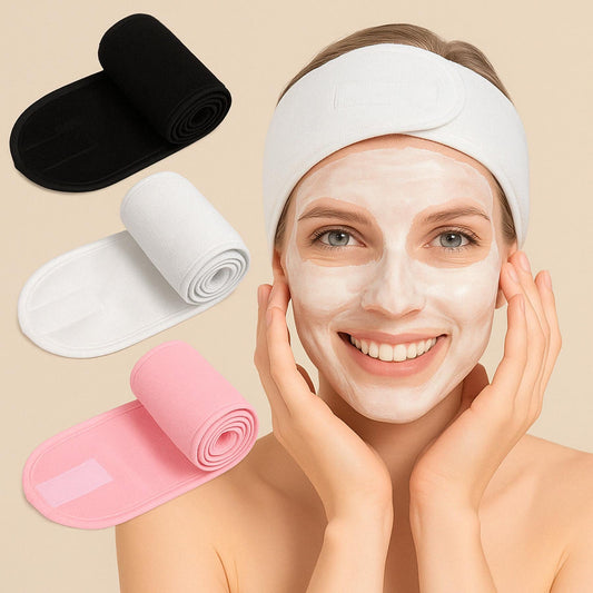 Bandeau Cosmétiques Réglable – Confort et Élégance pour votre Routine Beauté naturelle